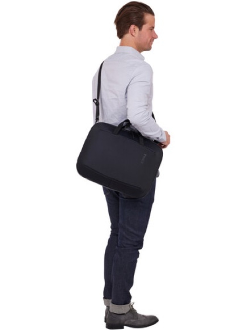 NEW Thule 16" Laptop & Tablet Attaché Subterra 2 Black Travel Bag with Strap - Picture 6 of 9